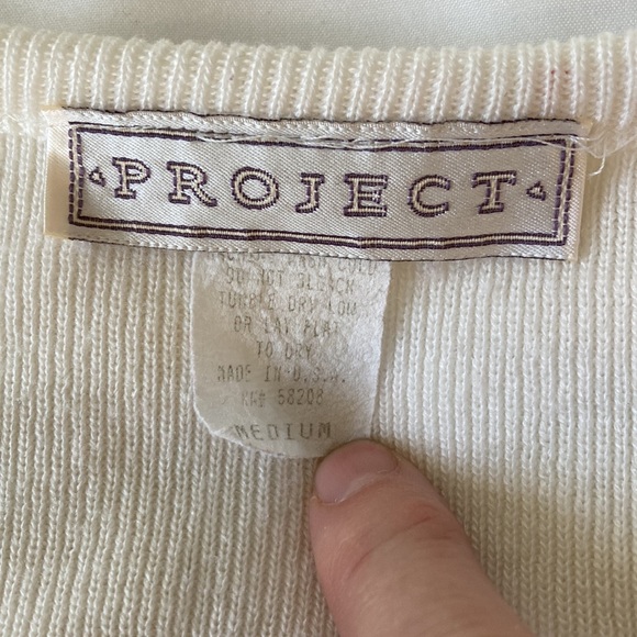 Cream cardigan sweater - Picture 2 of 4